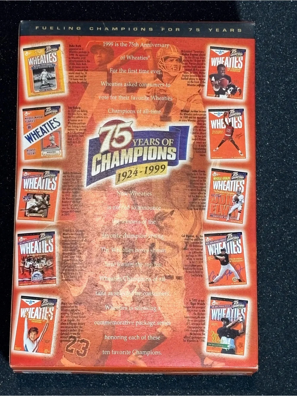 General Mills Wheaties 60 Years of Sports Heritage Babe Ruth Collectors Box